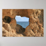 Sea Through Rocks Print