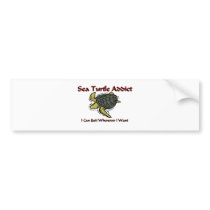 Sea Turtle Addict bumper stickers