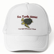 Sea Turtle Addict hats