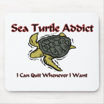 Sea Turtle Addict mousepads