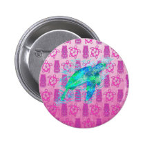 Sea Turtle And Pink Honu