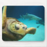 Sea Turtle and Shark Mousepad