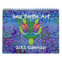 Sea Turtle Art 2012 Calendar