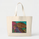 Sea Turtle Art...awesome stained glass style! Canvas Bag