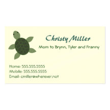 Sea Turtle Business Card