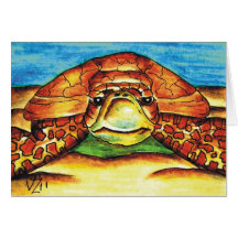 Sea Turtle Card