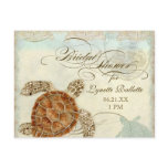 Sea Turtle Coastal Beach - Bridal Shower Postcard