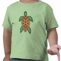 Sea Turtle Cross Stitch Pattern t-shirts by ingasi Sea Turtle Cross Stitch Pattern t-shirts