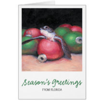 Sea Turtle Florida Christmas Card