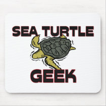 Sea Turtle Geek mousepads