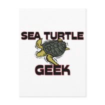 Sea Turtle Geek postcards