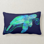 Sea Turtle Graphic Throw Pillow