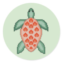 Sea Turtle Green Sticker