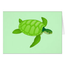 Sea Turtle Greeting Card