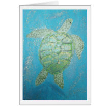 Sea Turtle Greeting Card