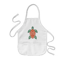 Sea Turtle Kid's Apron by ingasi Sea Turtle Kid's Apron