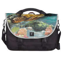 Sea turtle laptop bag