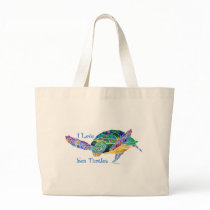 Sea Turtle Love a Turtle Bags