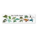 Sea Turtle Lover 2 bumper sticker bumper stickers by marcya7 Sea Turtle Lover 2 bumper sticker bumper stickers