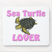Sea Turtle Lover mousepads