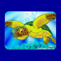 Sea Turtle Magnet magnets