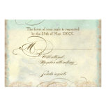 Sea Turtle Modern Coastal Ocean Beach Swirls Style Custom Invite