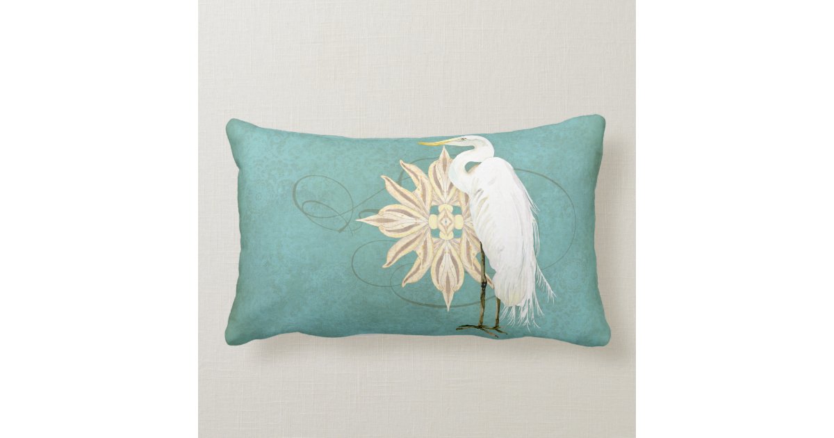 Sea Turtle Modern Coastal Ocean Beach Swirls Style Pillow Zazzle