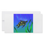 Sea Turtle Customized Photo Card