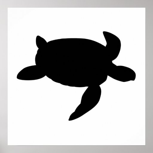 clipart sea turtle silhouette - photo #6
