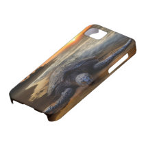 Sea Turtle Sunset iPhone 5 Cases