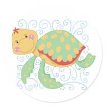 Sea Turtle Tshirts and Gifts Stickers