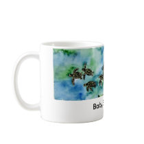 sea_turtles_painting, Baby Sea Turtles mugs by dereklovessheila sea_turtles_painting, Baby Sea Turtles mugs