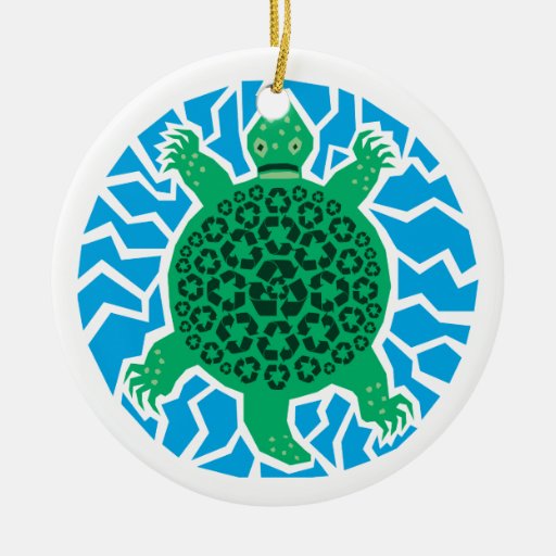 Sea Turtles, Recycling Ornament