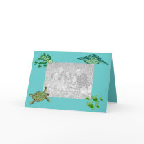 Sea Turtles template card