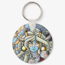 Sea witch keychain by thedancingemu Sea witch keychain