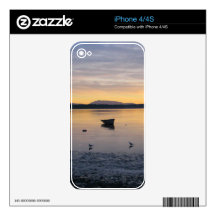 Seabirds and Boat Decal For The iPhone 4