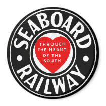 Seaboard Air Line Railway Heart Logo magnets