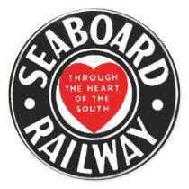 Seaboard Air Line Railway Heart Logo Sticker