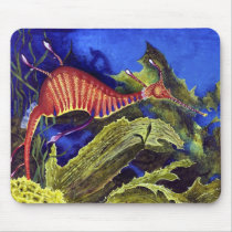 SeaDragon Mousepad by MaryPalmerArtist SeaDragon Mousepad