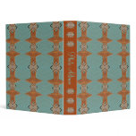 Seafoam and Rust, Releif design binder