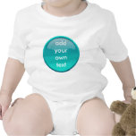 seafoam green button tshirt
