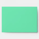 Seafoam Mint Green Zigzgag Pattern Envelope