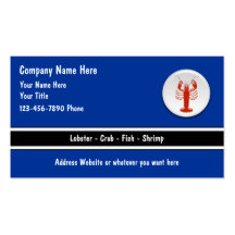 Seafood Business Cards
