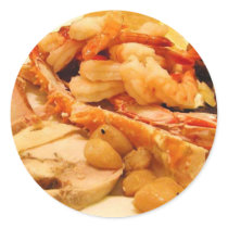Seafood Crabs Legs Shrimp Food stickers by lifesphere Seafood Crabs Legs Shrimp Food stickers