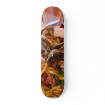Seafood Pasta Clams Food skateboards