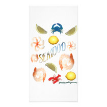 Seafood! Photo Card Template