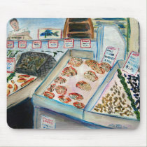 Seafood Sale Mousepad (Pike Place Seattle) mousepads
