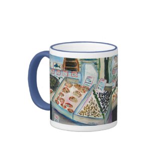 Seafood Sale Mug (Pike Place Seattle) mug