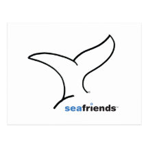 SeaFriends Whale Tail Post Cards