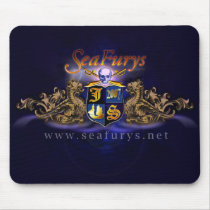 SeaFurys Shield (Blue) Mousepad by SeaFurys SeaFurys Shield (Blue) Mousepad